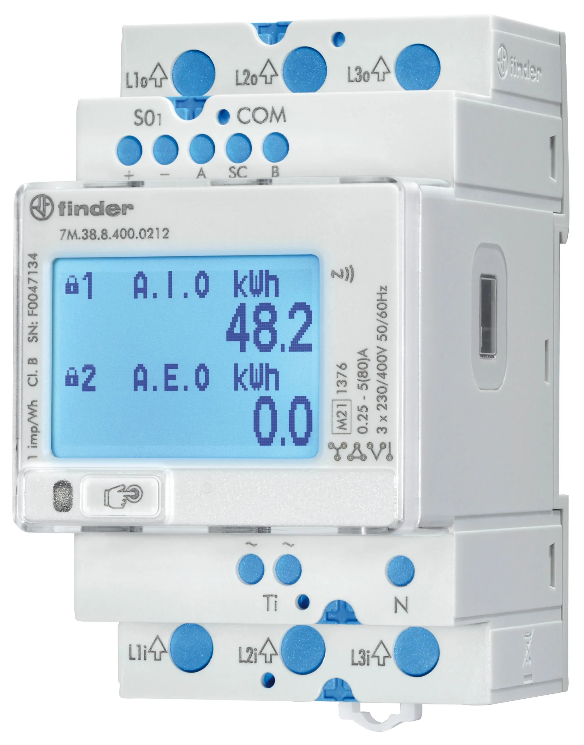 Finder Finder Energiezähler multifunktional 7M.38.8.400.0212