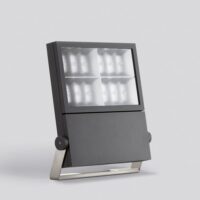 BEGA LED-Anbaustrahler 378W Konv DALI mt 84514 4LEDs graphit RGBW 22287lm RF:mt
