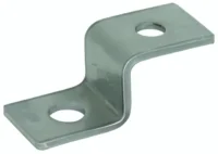 Dehn Endstück Z-Form mit 2 Bohrungen ES ZF 2XB18 V2A