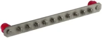 Dehn Potentialausgleichschiene ohne Abdeckung Niro PAS I 10AP M10 V2A