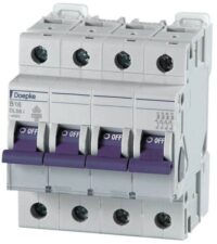 DOEPKE Leitungsschutzschalter UC B 16A DLS 6I B16-4 10KA 4p 400V 4TE 50Hz IP20