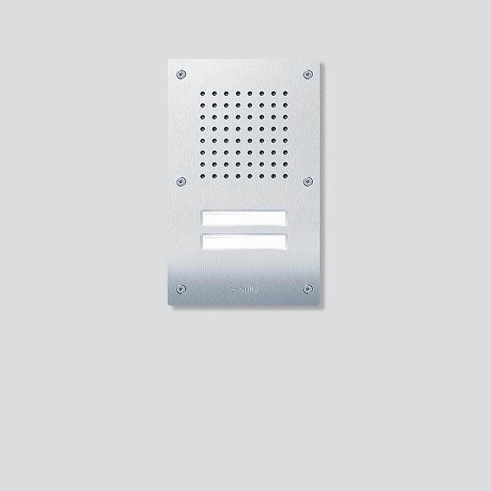Siedle Siedle&Söhne Türstation Audio Classic, Edelstahl, 2 Wohneinheiten CL 111-2 B-02