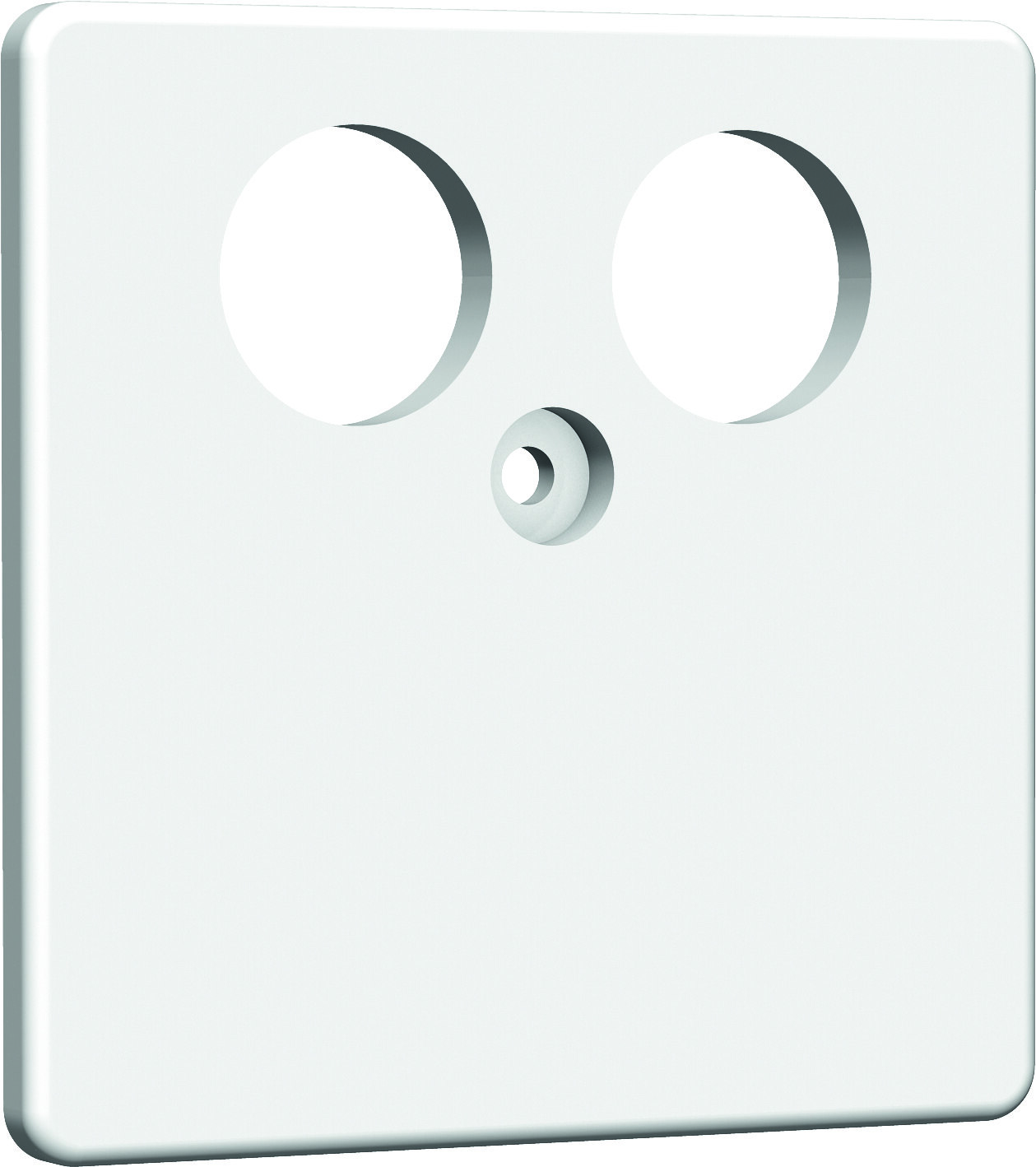 Homeway homeway HAXHSE-GM201-C001 TV 50x50mm Zentralplatte reinweiß matt