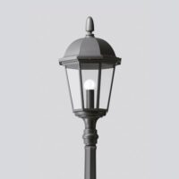 BEGA LED-Aufsatzleuchte 13,6W 76mm 3000K 84049K3 804lm graphit Alu Gl_tr IP44