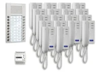 TCS Tür Control Audio Außenstation Pack 18 PES 18 Tasten Aufputz PPA18-EN/02