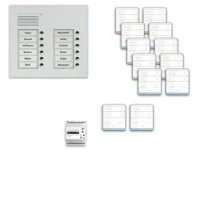 TCS Tür Control pre:pack Audio Unterputz 12 Wohneinheiten mit Außenstation PUK PPUF12/2-EN/01