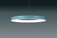 Ø1055 H53mm 230V 95 1W IP20 3000K CRI80-RAL9006 CORMA-1055 Ringleuchte
