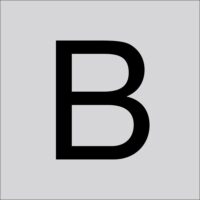 RZB 99223.013.B Buchstabe "B",120mm