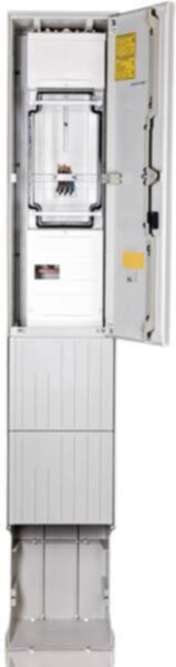 F-TRONIC Zähleranschlusssäule 1-feldrig 3.HZ Haube ZSA201-2-ZK-HG