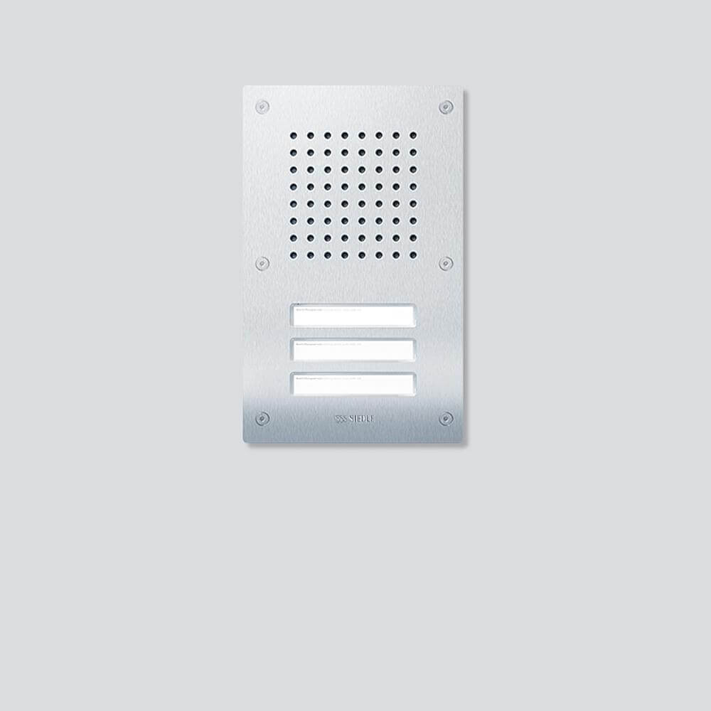 Siedle Siedle&Söhne Türstation Audio Classic, Edelstahl, 3 WE CL 111-3 R-02