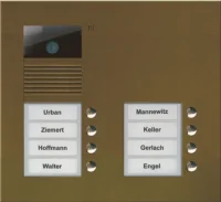 TCS Tür Control Video color Außenstation V PUK 8 Tasten 2-spalt AVU15080-0012