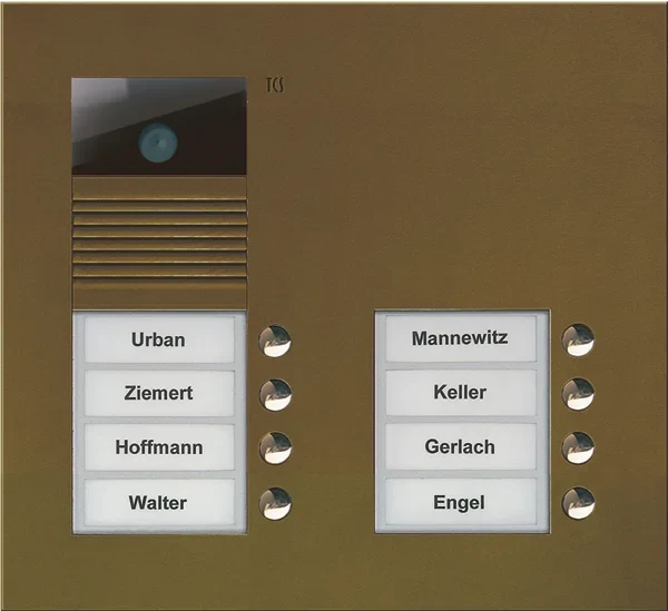 TCS TCS Tür Control Video color Außenstation V PUK 8 Tasten 2-spalt AVU15080-0012