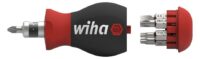 Wiha SB 3802-01 Stubby 1/4z Schraubendreher mit Bit Magazin 43613