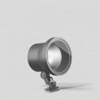 BEGA LED-Anbaustrahler 40W Konv DALI si 85121AK3 1LED 3000K ws 3833lm si mt Alu