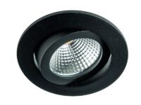 Rutec ALU57342WWOK-M LED-Einbaustrahler schwenk.,rund,350mA,8W,IP20,3000K, sw