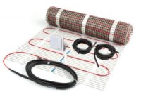 DEVI Heizkabel 150W/qm 1500W 10qm 1Kaltl DEVImat 150 Dünnbett-Set Smart 230V
