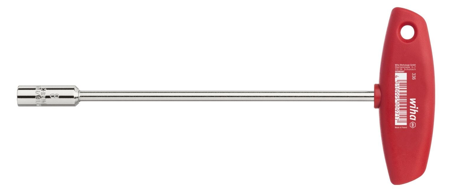 Wiha 336 10,0x125mm Steckschlüssel mit Quergriff 00977