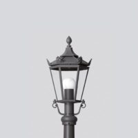 BEGA LED-Aufsatzleuchte 5W 60mm 3000K 84053K3 356lm graphit Alu Gl_tr IP23
