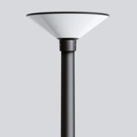 BEGA LED-Aufsatzleuchte 27W 76mm 3000K 84483K3 2827lm graphit Konv Alu IP65
