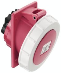 ABL CEE-Anbausteckdose 3-polig 16A 500V/schwarz 7h F31S570 IP67 Schraubkl abgew Kunststoff