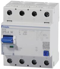 DOEPKE FI-Schutzschalter A 3-polig 550V 40A DFS4W 040-3/0,50-A 0,5A 4TE Reiheneinbaugerät 10kA