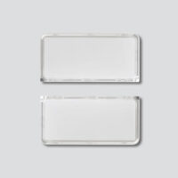 Siedle&Söhne Namensschild-Oberteil klar für CA 812-2/CV 850-2 200029865-00