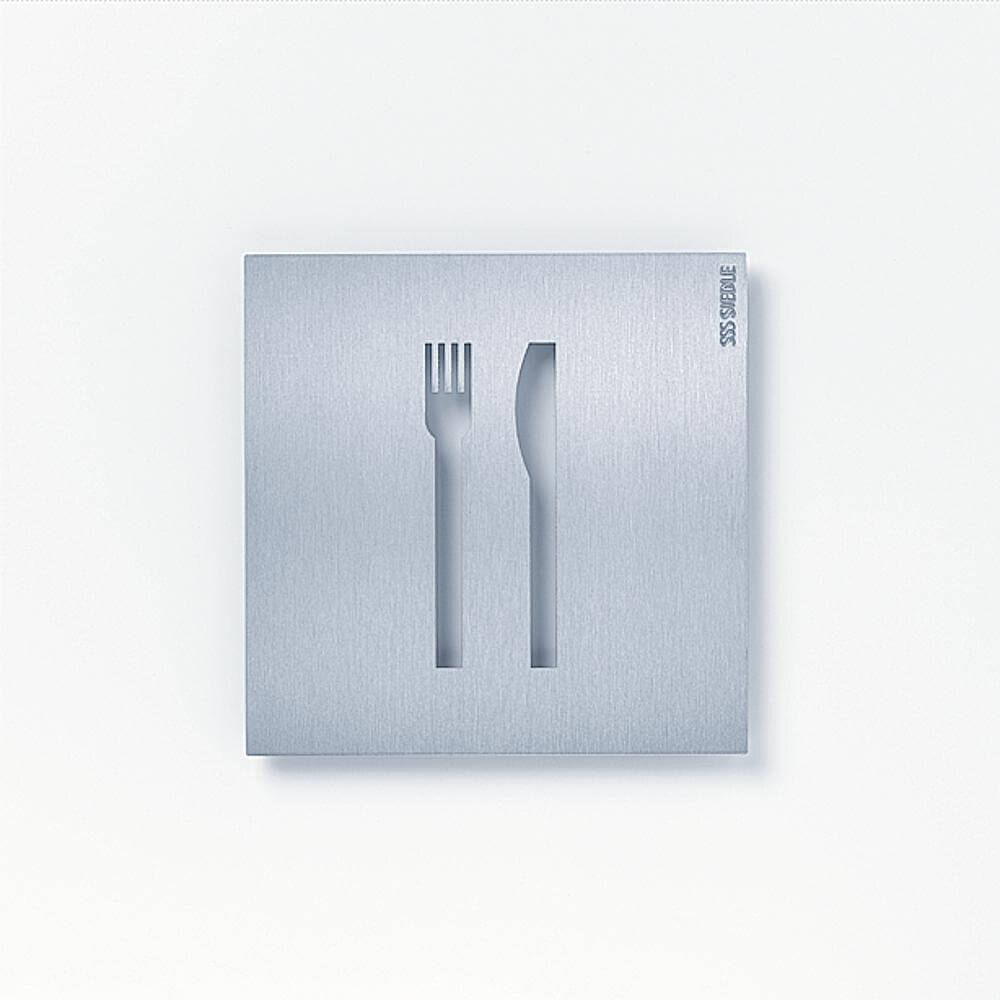 Siedle Siedle&Söhne Orientierungsschild 154x154mm Restaurant OSP 0002