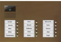 TCS Tür Control Video color Außenstation V PUK 15 Tasten 3-spal AVU16150-0012