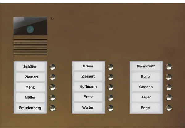 TCS TCS Tür Control Video color Außenstation V PUK 15 Tasten 3-spal AVU16150-0012