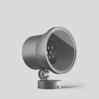 BEGA LED-Anbaustrahler 60W Konv DALI si 85110AK4 1LED 4000K ws 3222lm si mt Alu