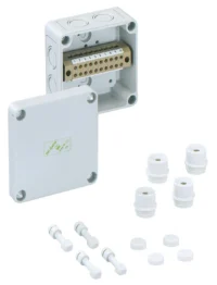 Spelsberg Klemmenkasten grau 10-polig IP54 RKK 4/10-10x4qmm