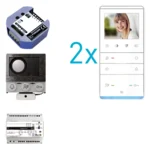 TCS Tür Control video:pack Einbau für 2 Wohneinheit PVIF020/001