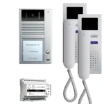 TCS Tür Control Video-Türsprechanlagenset Zweifamilienhaus PVC1420-0010