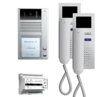 TCS Tür Control Video-Türsprechanlagenset Zweifamilienhaus PVC1420-0010