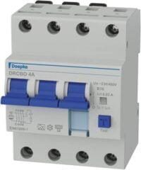 DOEPKE FI/LS-Schutzschalter B16 4-polig 0,03A DRCBO 4 B16/0,03/3N-A A 6kA 4TE 3-polig 400V