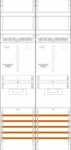 F-Tronic Komplettfeld 2Z 3PBf mit Verdr Z21B 1050x500mm SS_5p 300mm