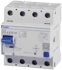 DOEPKE FI-Schutzschalter B 4-polig 400V 40A DFS4 040-4/0,03-B SK MI 0,03A 4TE Reiheneinbaugerät