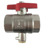 Lingg&Janke Kugelhahn 3/4 Zoll mit Fühleranschluß M10 KUG-MW #85998