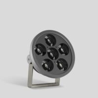 BEGA LED-Anbaustrahler 132W Konv DALI ws 84516K22 6LEDs graphit 2200K 7270lm mt