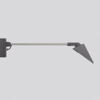 BEGA LED-Anbaustrahler 22W Konv DALI ws 84100K3 1LED graphit 3000K 2516lm mt