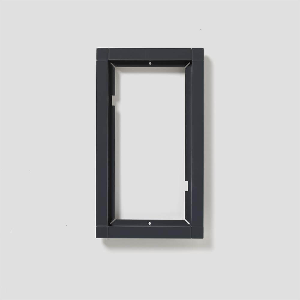 Siedle Siedle&Söhne Kombirahmen alu/anthrazitgrau KR 611-2/1-0 Außengewinde