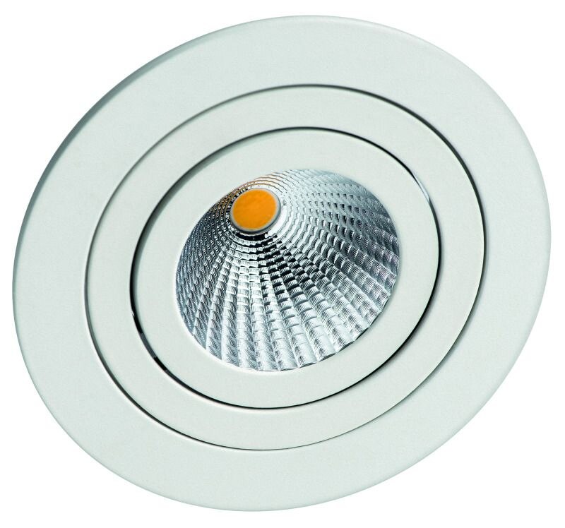 Rutec Rutec R57361WWOK-M LED Einbaustr. 7W Weiß ohne Konverter 3000K 38° 350mA CRI90