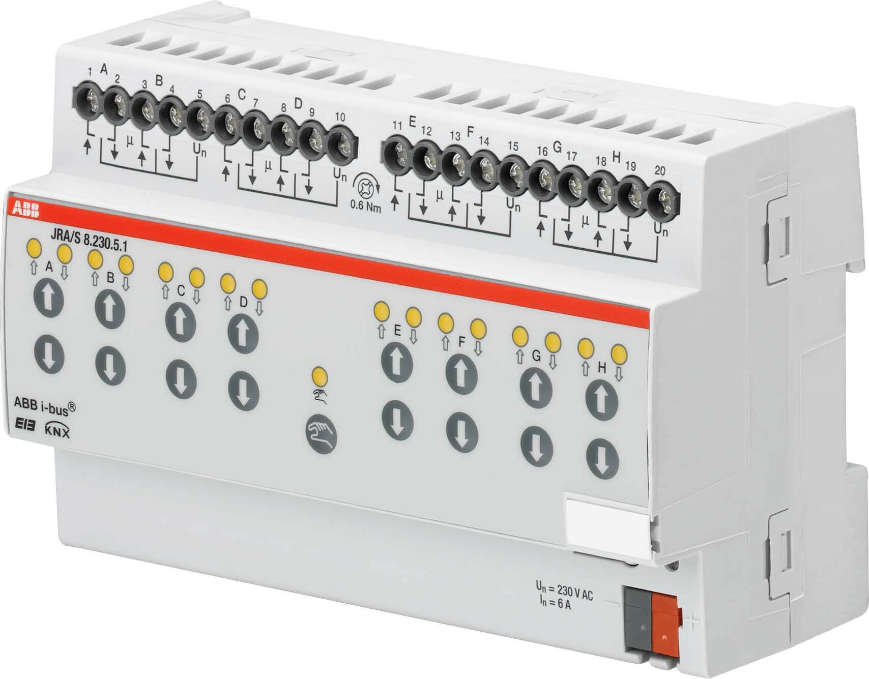 ABB ABB Stotz S&J Jalousie-/Rollladenaktor mit Fahrzeitermittlung JRA/S2.230.5.1