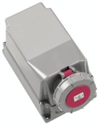 ABL CEE-Steckdose 5-polig 63A 6h 400V/rt IP67 D53S37 Aufputz Schraubkl Kunststoff