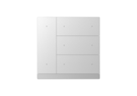 GVS WALTZ Tastsensor+ Aluminium Silber 4-fach 88188032