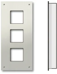TCS Tür Control Frontplatte Unterputz für 3 AMI-Module ZAU2003-0030