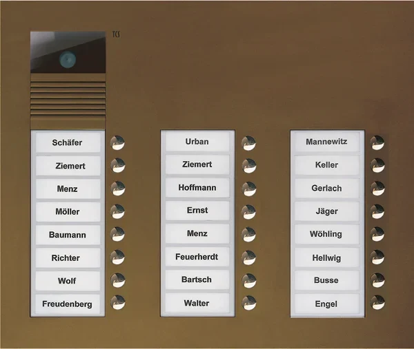 TCS TCS Tür Control Video color Außenstation V PUK 24 Tasten 3-spal AVU16240-0012