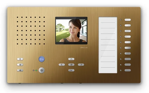 TCS TCS Tür Control Video color Innenstation WandCAI2200+10TA bro CAI2200-0151