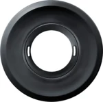ESYLUX Abdeckung FLAT COVER ROUND BK