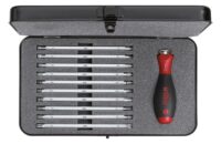 Wiha 281B11 SYSTEM 6 Set Schraubendreher mit Wechselklingen 00623